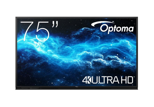 Optoma 3752RK 75 inch Interactive Flat Panel with 4k UHD Resolution