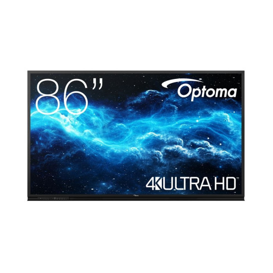 Optoma 3862RK 86 inch Interactive Flat Panel with 4k UHD Resolution