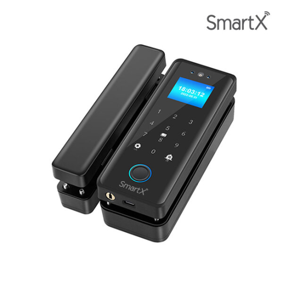 SmartX WiFi Glass Door Lock with Face Recognition Unlock-SX-CP92Pro