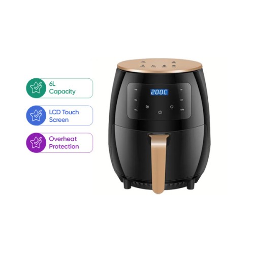 National 6 Liter 2400W Digital Touchscreen Air Fryer