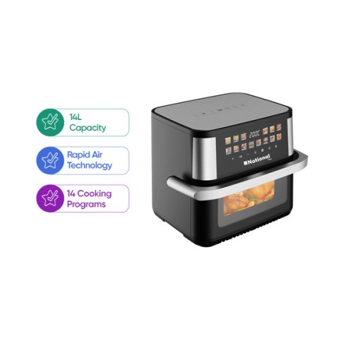 National Digital 14L Air Fryer With Viewing Windows